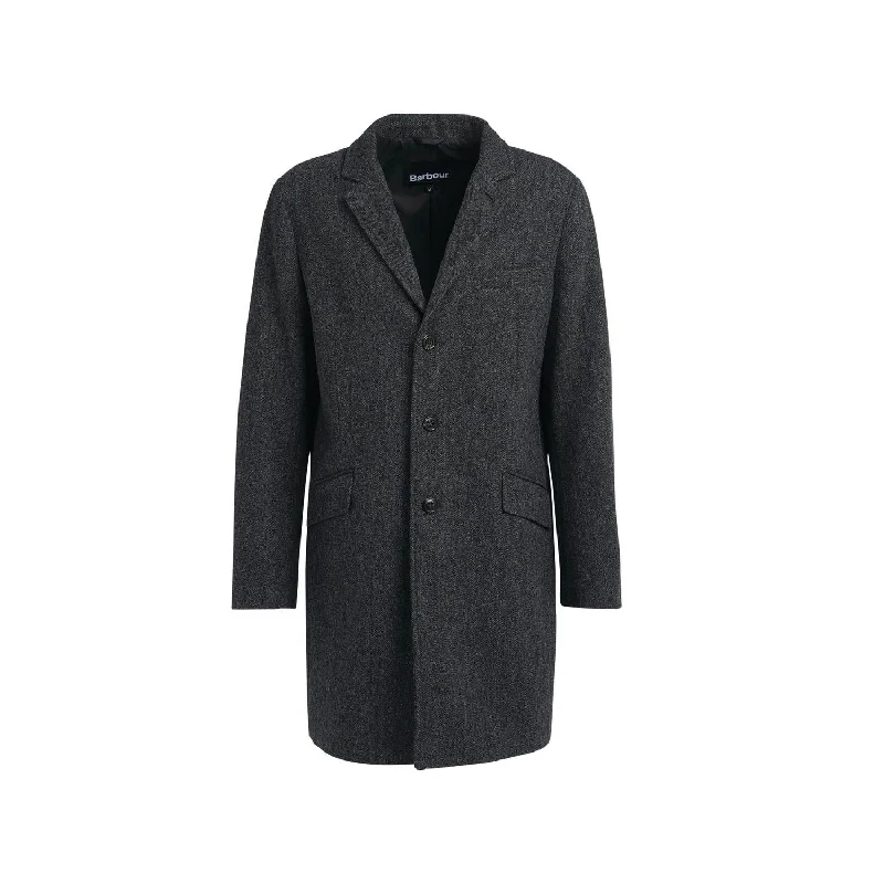 Harrow Wool Coat In Charcoal