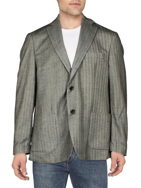 Lacota Mens Herringbone Suit Separate Sportcoat