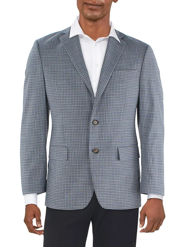 Mens Suit Separate Office Two-Button Blazer