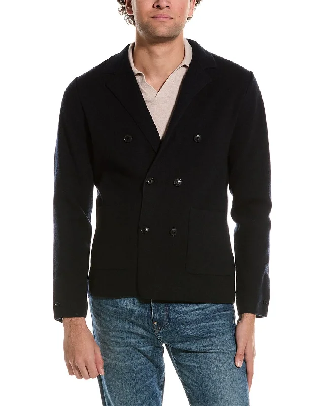 Reiss Marko Atelier Cashmere Double-Breasted Blazer