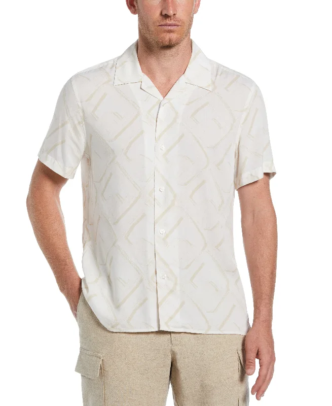 EcoVero™ Soft Abstract Print Shirt