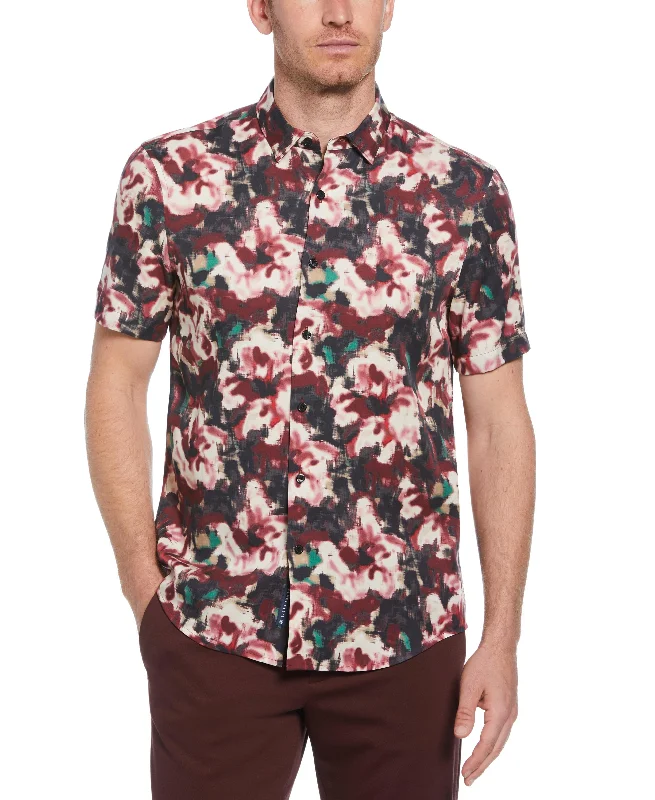 Tua X Perry Ellis Collaboration Floral Print Shirt