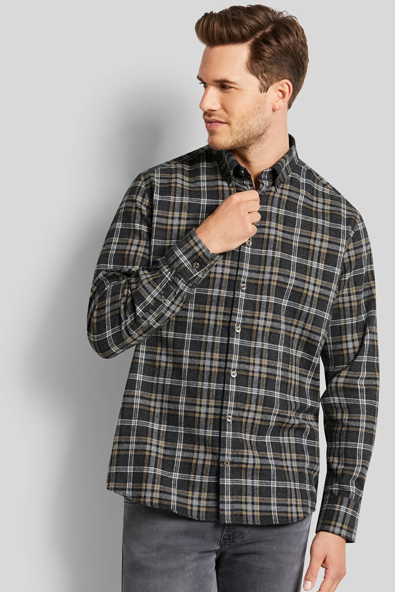 Long Sleeve Cotton Flannel Shirt 9350-48513